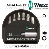 WERA Насадки (набор) +универсальный держатель Mini-Check TX WE-056294