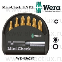 WERA Насадки (набор) +универсальный держатель Mini-Check TiN PZ WE-056287