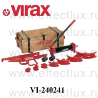 VIRAX * Трубогиб гидравлический №2 для стальной трубы  3/8" - 2" (усиленная закрытая рама) VI-240241