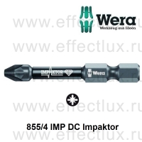 WERA Насадка Pozidriv 855/4 IMP DC Impaktor L-50 мм. PZ 3 WE-057662