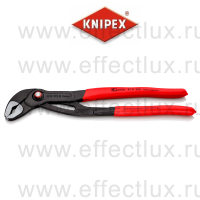 KNIPEX COBRA® QuickSet клещи переставные, зев 70 мм., длина 300 мм., фосфатированные, обливные ручки KN-8721300