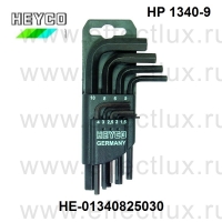 HEYCO Набор шестигранных ключей в пластиковом держателе HP 1340-9 HE-01340825030
