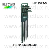 HEYCO Набор шестигранных ключей в пластиковом держателе HP 1343-9 HE-01343825030