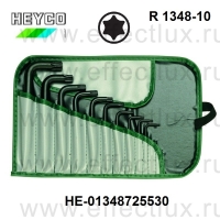 HEYCO Набор Г-образных ключей с профилем TORX® в пластиковой сумке R 1348-10 HE-01348725530