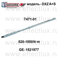 GEDORE * 7471-01 Динамометрический ключ Серия DREMOMETER DXZ A+S GE-1521977