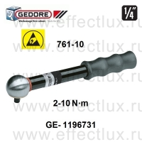 GEDORE * 761-10 Динамометрический ключ SLIPPER TSP 2-10 H·м GE-1196731