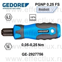 GEDORE PGNP 0.25 FS Динамометрическая отвёрточная рукоятка 0,05-0,25 Nm GE-2927756