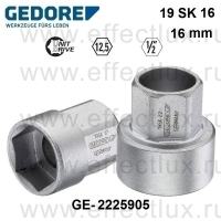 GEDORE 19 SK 16 ТОРЦЕВАЯ ГОЛОВКА 1/2", шестигранная, 16 мм GE-2225905
