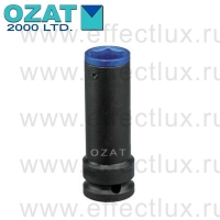08014LAP Головка шестигранная ударная 1/2" с защитным рукавом, размер: 7/8"