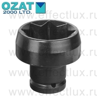1222M35LDS Головка торцевая восьмигранная ударная удлинённая 3/4", размер: 1.3/8" или 35 мм.
