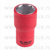 4335VE21M Головка торцевая диэлектрическая шестигранная 1/2", 21 мм.