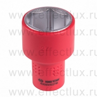 4335VE27M Головка торцевая диэлектрическая шестигранная 1/2", 27 мм.