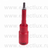 4035VE05 Торцевая головка с отвёрточной вставкой диэлектрическая 1/2", HEX, 5 мм., L = 120 мм.