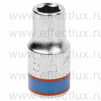 233555M Головка торцевая стандартная шестигранная 1/4", 5,5 мм.