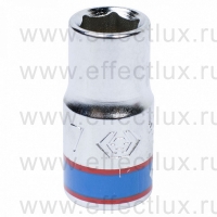 233507M Головка торцевая стандартная шестигранная 1/4", 7 мм.