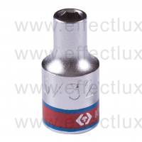 233505S Головка торцевая стандартная шестигранная 1/4", 5/32", дюймовая