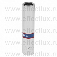 223508M Головка торцевая удлинённая шестигранная 1/4", 8 мм.