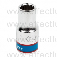 233007M Головка торцевая стандартная двенадцатигранная 1/4", 7 мм.