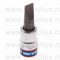 203255 Торцевая головка 1/4", с отвёрточной вставкой "Slotted", 5,5х1,0 мм., L = 37 мм.