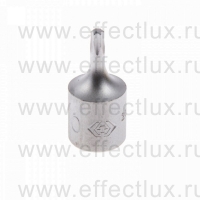 201310X Торцевая головка 1/4" с отвёрточной вставкой для винтов с внутренним TORX® профилем, T10, L = 25 мм.