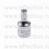 201505MX Торцевая головка 1/4" с отвёрточной вставкой для винтов с внутренним шестигранником Hex, 5 мм., L = 25 мм.