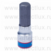 203508 Торцевая головка 1/4" с отвёрточной вставкой для винтов с внутренним шестигранником Hex, 8 мм., L = 37 мм.