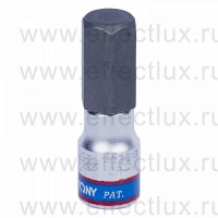 203510 Торцевая головка 1/4" с отвёрточной вставкой для винтов с внутренним шестигранником Hex, 10 мм., L = 37 мм.