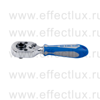 276A-04G Трещотка 1/4", 111 мм., 72 зубца, флажковый переключатель, для головок и вставок (бит)