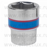 333517M Головка торцевая стандартная шестигранная 3/8", 17 мм.