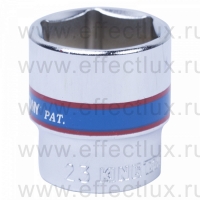 333523M Головка торцевая стандартная шестигранная 3/8", 23 мм.