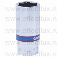 323524M Головка торцевая удлинённая шестигранная 3/8", 24 мм.