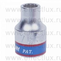 333007M Головка торцевая стандартная двенадцатигранная 3/8", 7 мм.