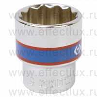 333019M Головка торцевая стандартная двенадцатигранная 3/8", 19 мм.