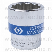 333020M Головка торцевая стандартная двенадцатигранная 3/8", 20 мм.