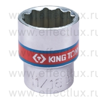 333022S Головка торцевая стандартная двенадцатигранная 3/8", 11/16", дюймовая