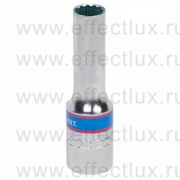 323008M Головка торцевая удлинённая двенадцатигранная 3/8", 8 мм.