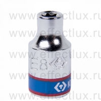 337508M Головка торцевая TORX Е-стандарт 3/8", E8, L = 28 мм.