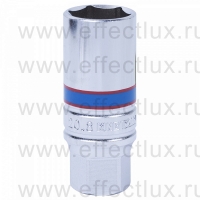 363521 Головка свечная шестигранная 3/8", 20,8 мм., L = 70 мм., резиновый фиксатор