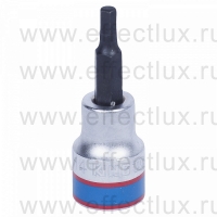 302504 Торцевая головка 3/8", с отвёрточной вставкой Hex, 4 мм., L = 50 мм.