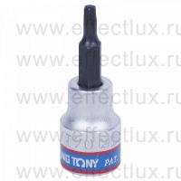 302320 Торцевая головка 3/8" с отвёрточной вставкой для винтов с внутренним Torx профилем, T20, L = 50 мм.