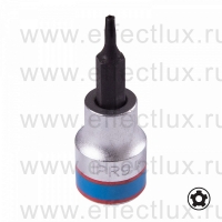 302D09 Торцевая головка 3/8" с отвёрточной вставкой для винтов с внутренним TORX® PLUS профилем, IPR9, L = 50 мм.