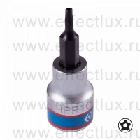 302D10 Торцевая головка 3/8" с отвёрточной вставкой для винтов с внутренним TORX® PLUS профилем, IPR10, L = 50 мм.