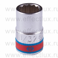 433019S Головка торцевая стандартная двенадцатигранная 1/2", дюймовая 19/32"