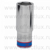 423522M Головка торцевая удлинённая шестигранная 1/2", 22 мм.