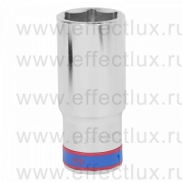 423525M Головка торцевая удлинённая шестигранная 1/2", 25 мм.