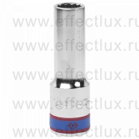 423013M Головка торцевая удлинённая двенадцатигранная 1/2", 13 мм.