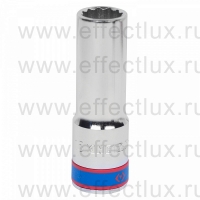 423015M Головка торцевая удлинённая двенадцатигранная 1/2", 15 мм.