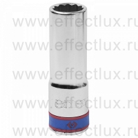 423016M Головка торцевая удлинённая двенадцатигранная 1/2", 16 мм.