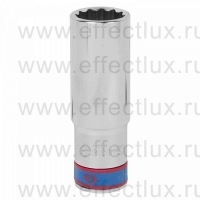 423018M Головка торцевая удлинённая двенадцатигранная 1/2", 18 мм.