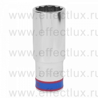 423022M Головка торцевая удлинённая двенадцатигранная 1/2", 22 мм.